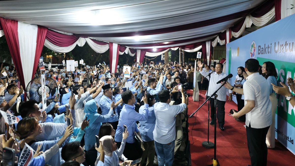 Di Jalan Kertanegara IV, Hari Ini Prabowo Terima Dukungan Komunitas Bakti untuk Rakyat