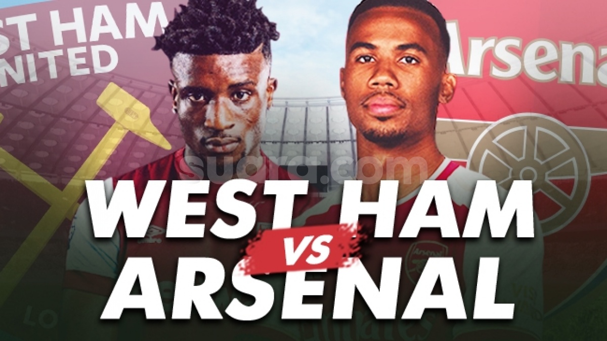 Link Live Streaming West Ham United vs Arsenal di Liga Inggris, Segera Kick Off
