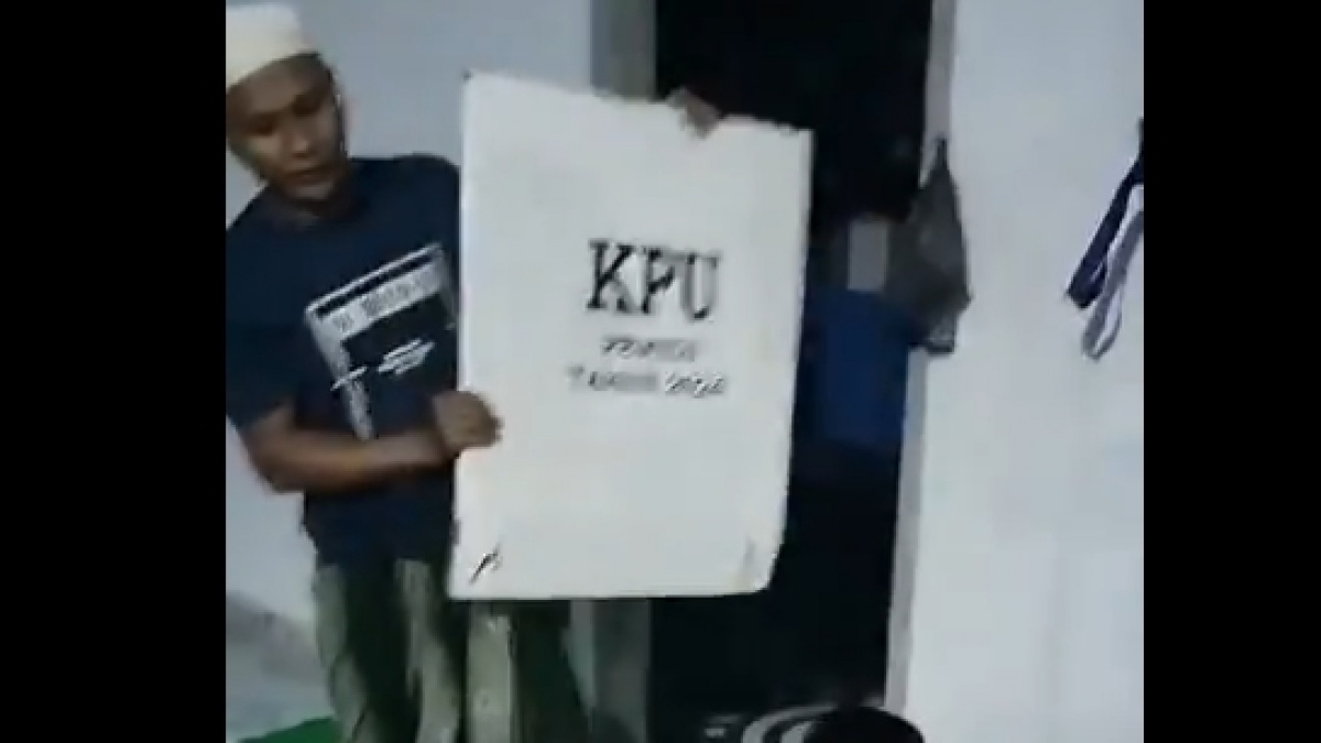 Madura Geger! Rumah Ketua KPPS Mau Dibakar Gegara Surat Suara Sudah Tercoblos