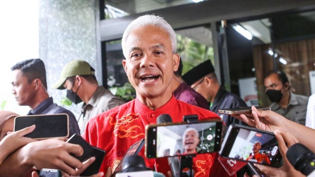 Ganjar Merasa Aneh Suaranya Kecil Saat PDIP Unggul di Jawa Tengah