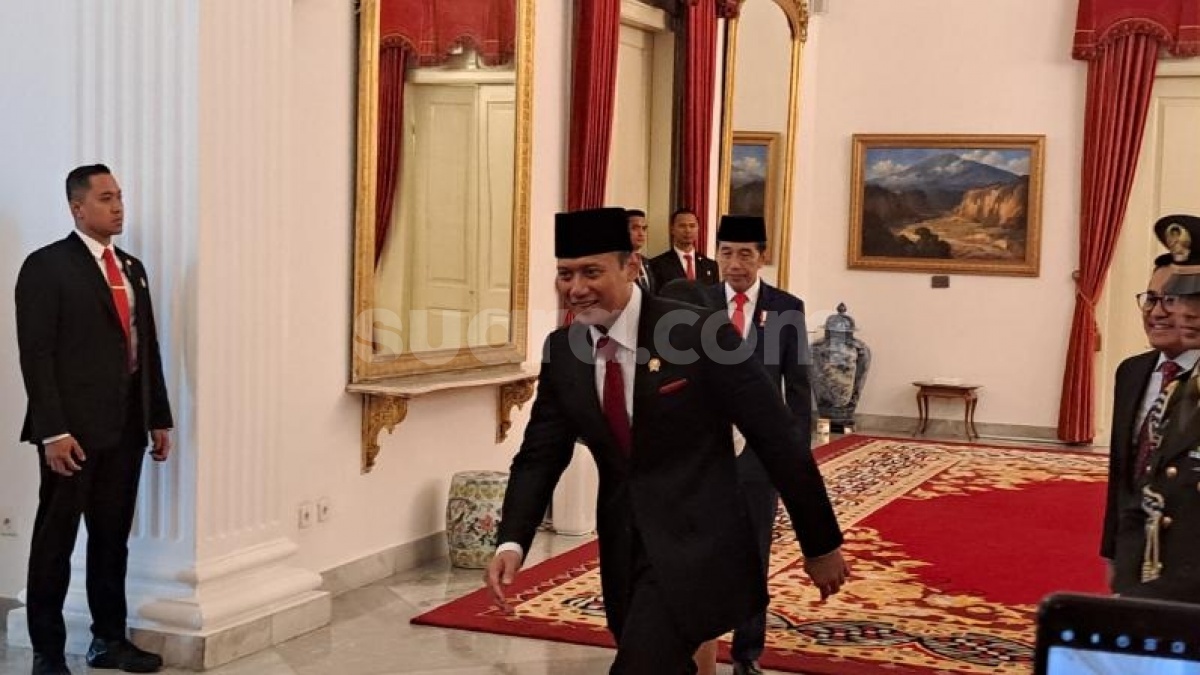 Jadi Anak Baru di Kabinet, AHY Minta Izin ke Jokowi Lakukan Hal Ini di Istana Negara