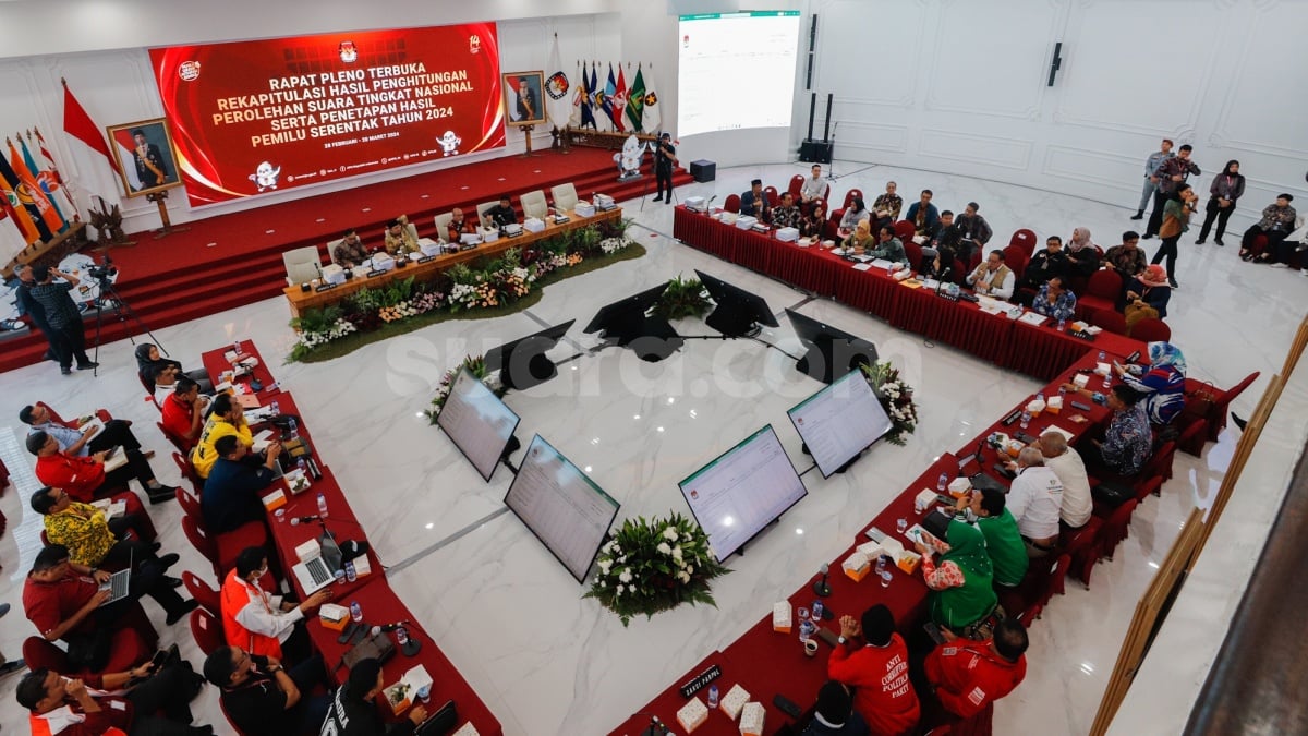 Rapat Pleno Rekapitulasi Suara Tingkat Nasional Ungkap Ada Saksi Profesional, 1 Orang Mewakili 3 Partai!