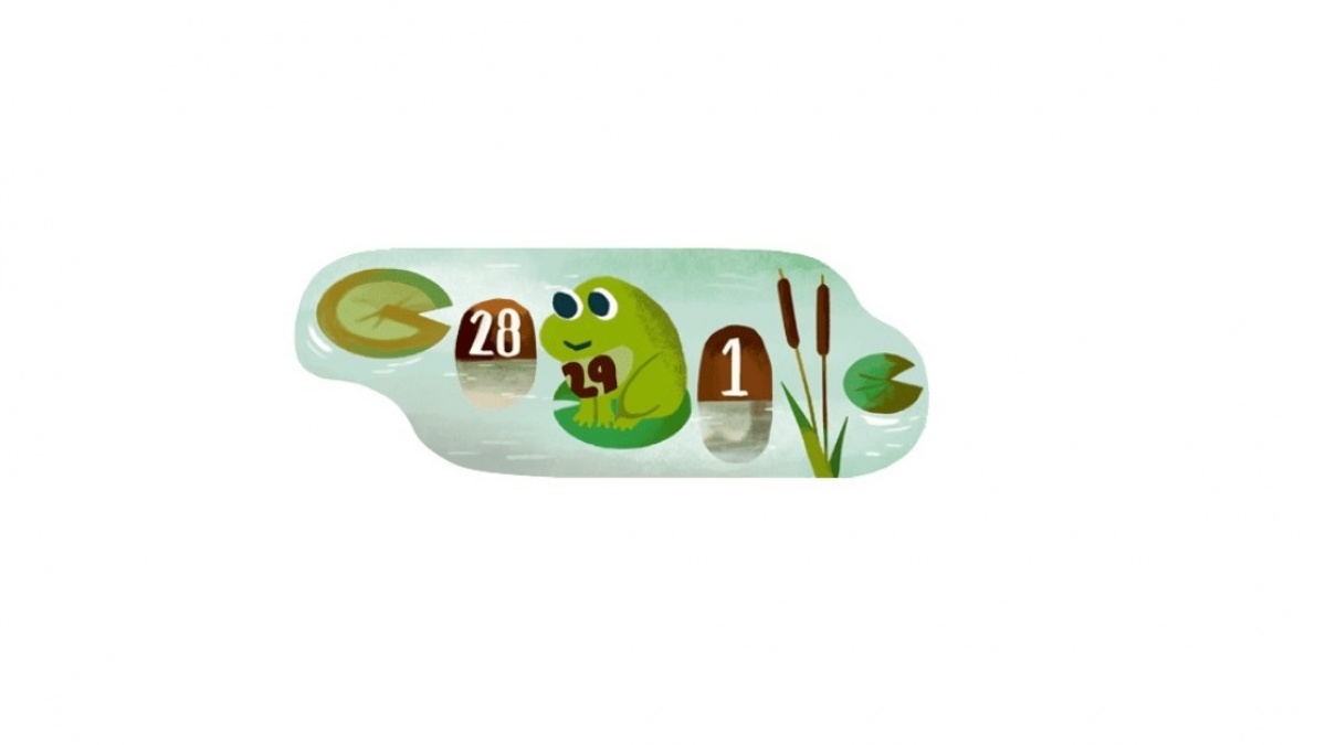 Google Rayakan Hari Kabisat 2024 dengan Doodle Katak Gemas