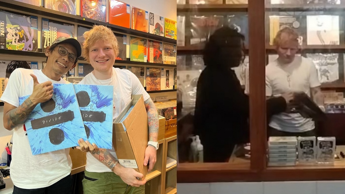Ed Sheeran Blusukan Pakai Kolor ke Pasar, Auto Disandingkan dengan Jokowi