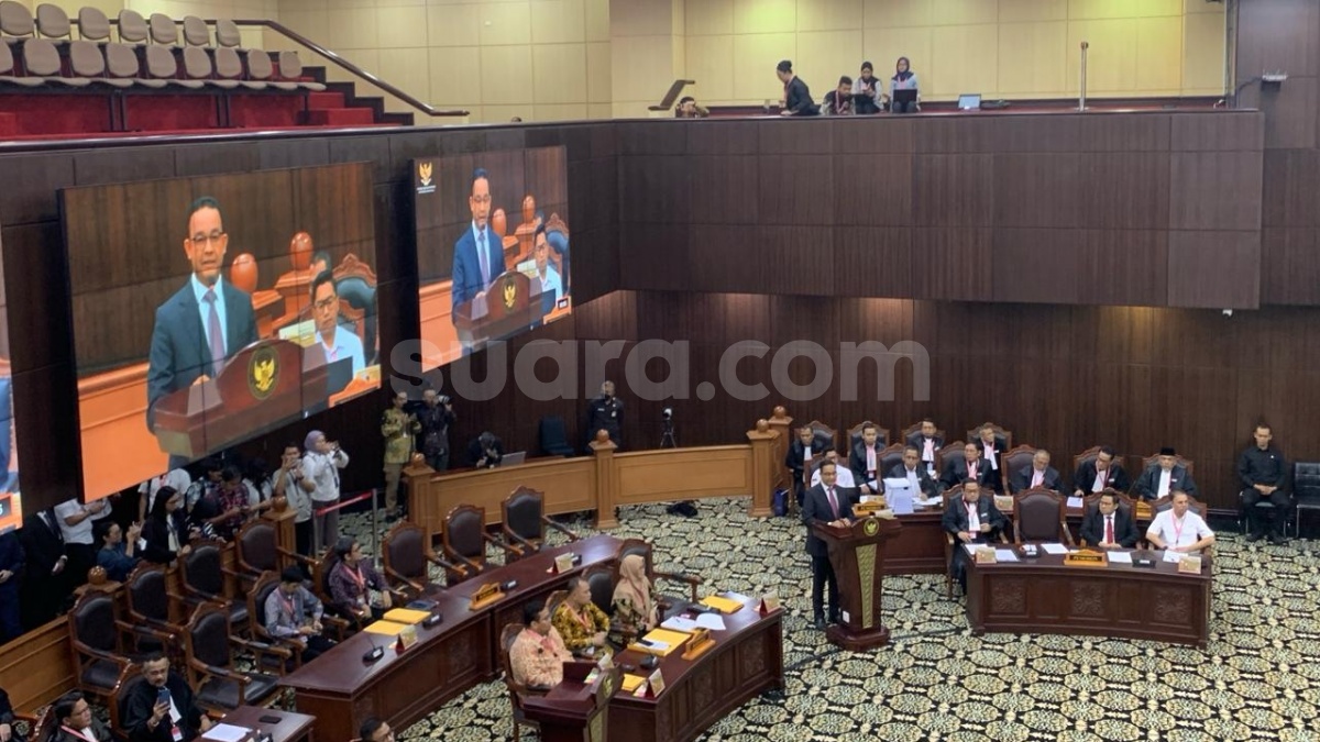 Anies Di Gedung MK: Apakah Pilpres Dijalankan Secara Jurdil? Jawabannya Tidak