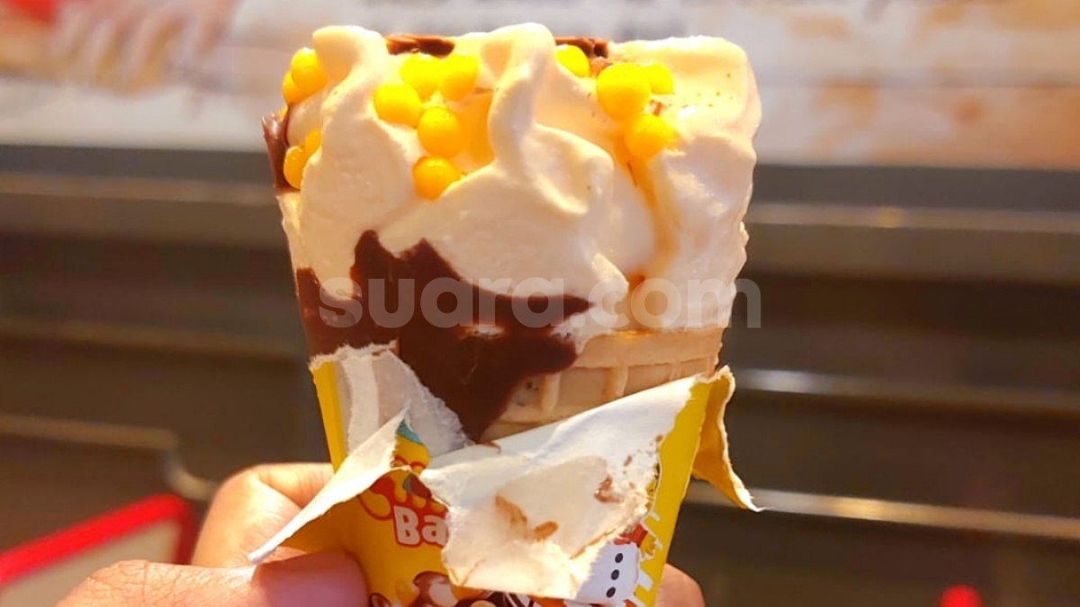 Ada Es Krim Rasa Chiki Balls Keju, Begini Penampakannya!