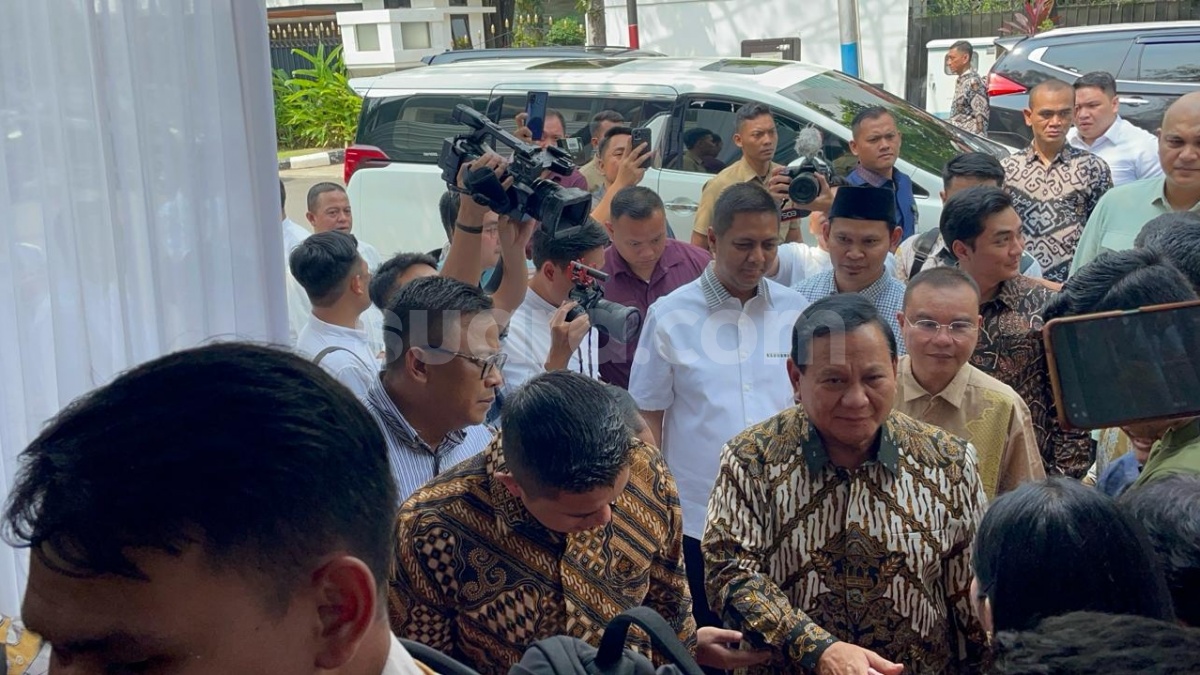 Prabowo Hadiri Open House Sufmi Dasco Ahmad, Disusul Titiek Dan Didit