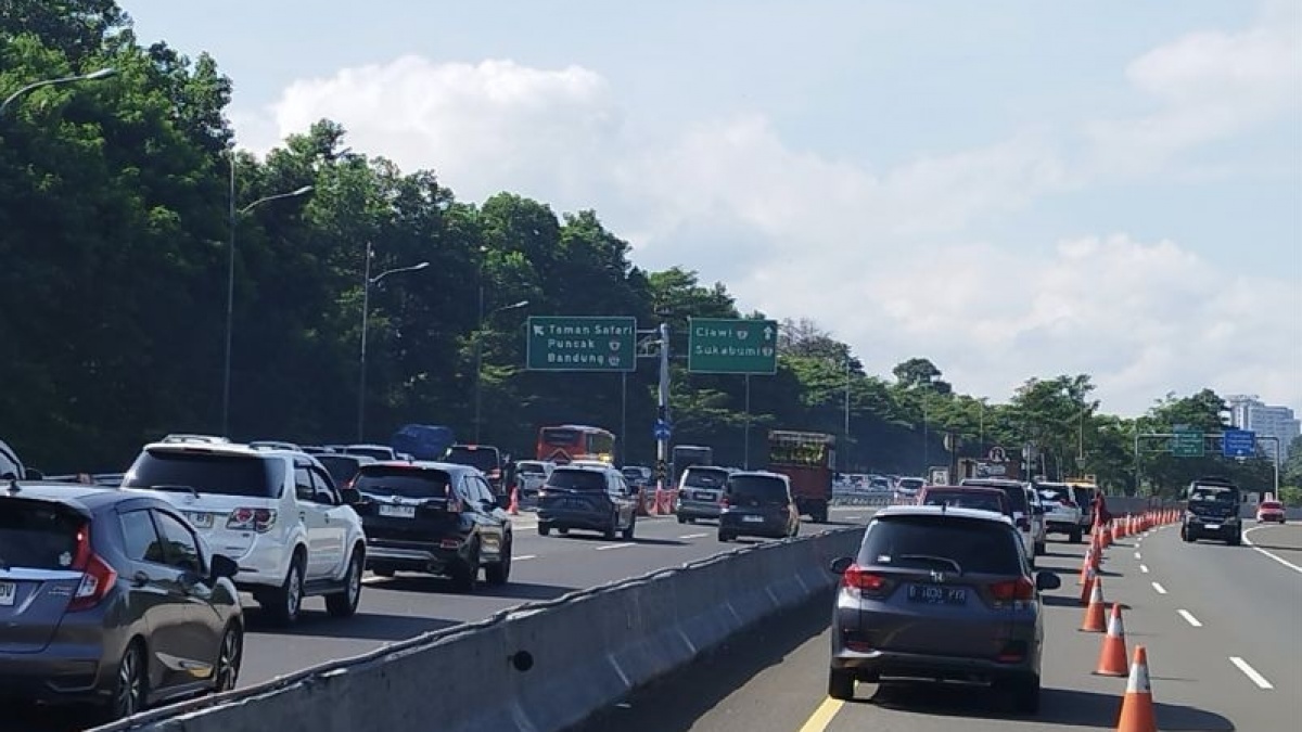 Lalu Lintas Kembali Normal, Contraflow Tol Jagorawi Arah Puncak Dihentikan