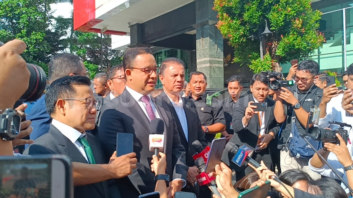 Anies-Muhaimin Tiba Di Gedung MK, Hormati Apapun Putusan Mahkamah Konstitusi