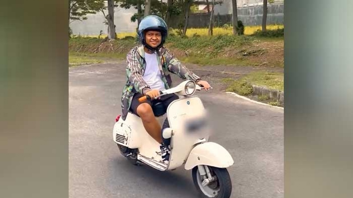 Lelang Vespa Kesayangan Babe Cabita Sudah Tembus Rp 140 Juta