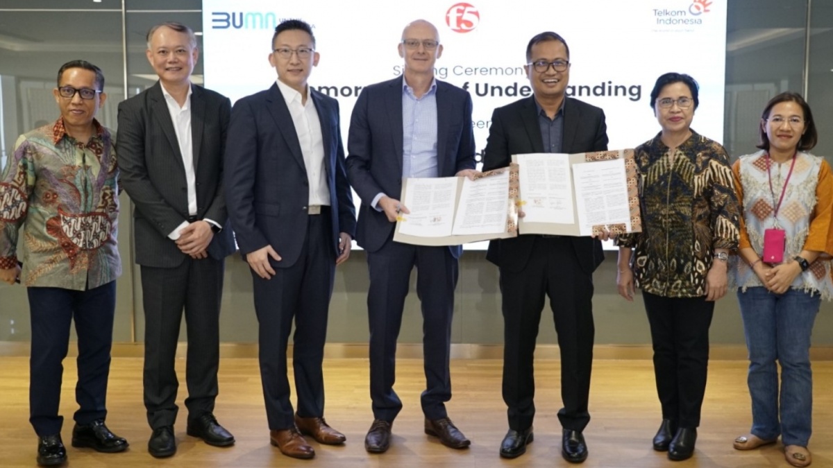 Perkuat Cybersecurity Indonesia, Telkom dan F5 Kokohkan Kemitraan yang Strategis