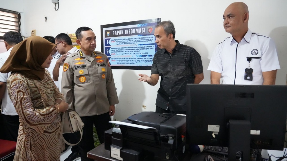 Tinjau Kota Makassar, BPJS Kesehatan Pastikan Pemohon SKCK Sudah Terdaftar JKN