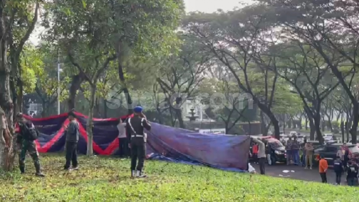 Pesawat Jatuh di Lapangan Sunbrust BSD Ternyata Terbang dari Tanjung Lesung ke Pondok Cabe