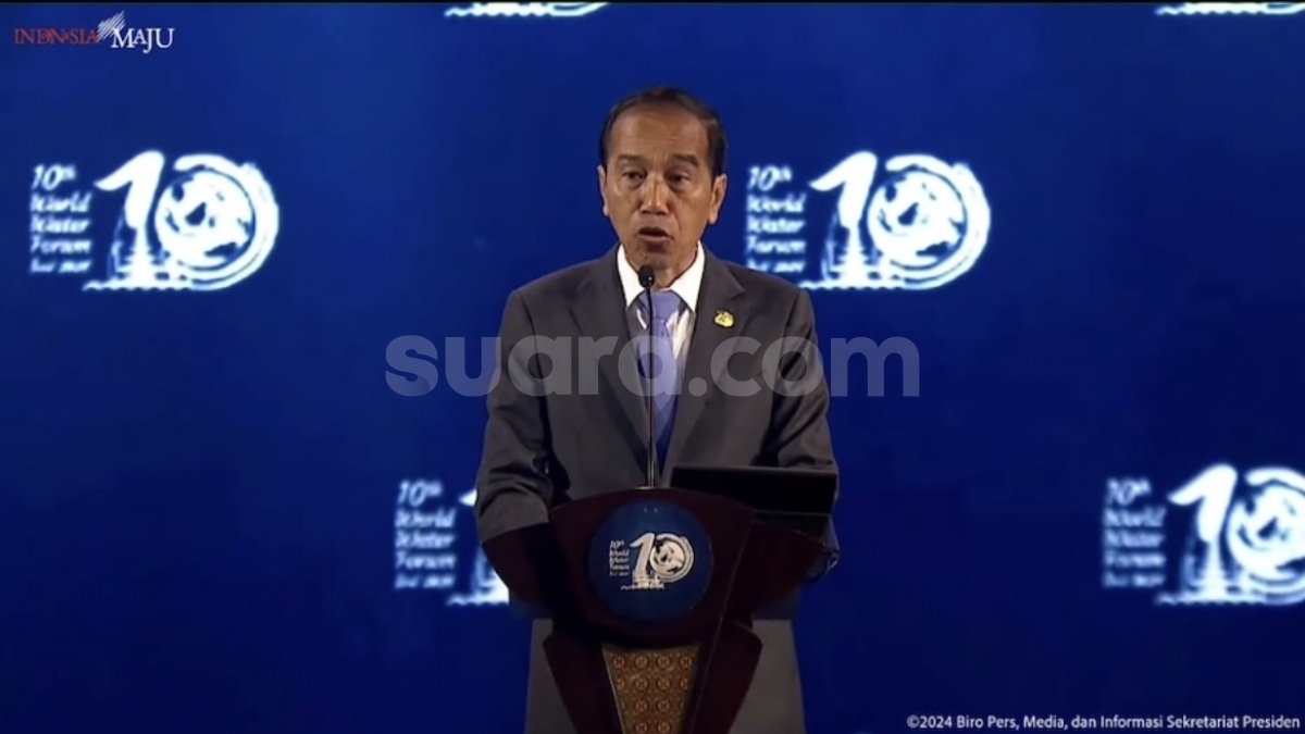 Pamer Infrastruktur Air di KTT WWF Bali, Jokowi: Waduk Cirata PLTS Terapung Terbesar di Asia Tenggara!