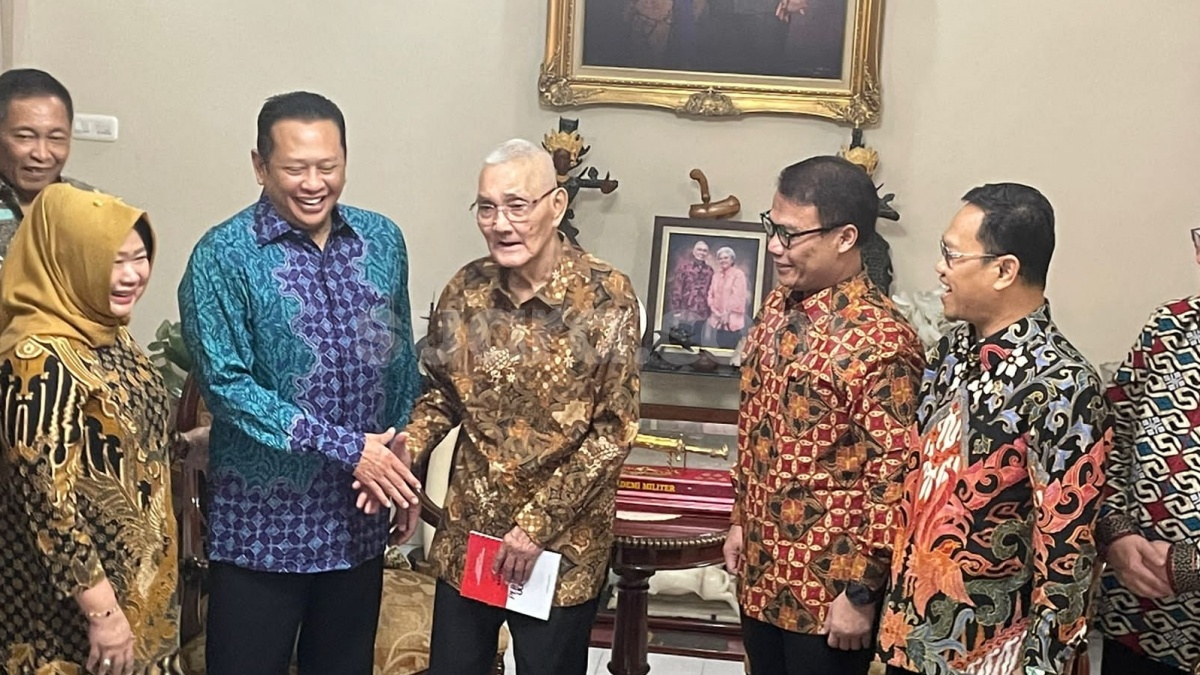 Silaturami Kebangsaan, Pimpinan MPR Bamsoet hingga Basarah Datangi Kediaman Wapres ke-6 RI Try Sutrisno