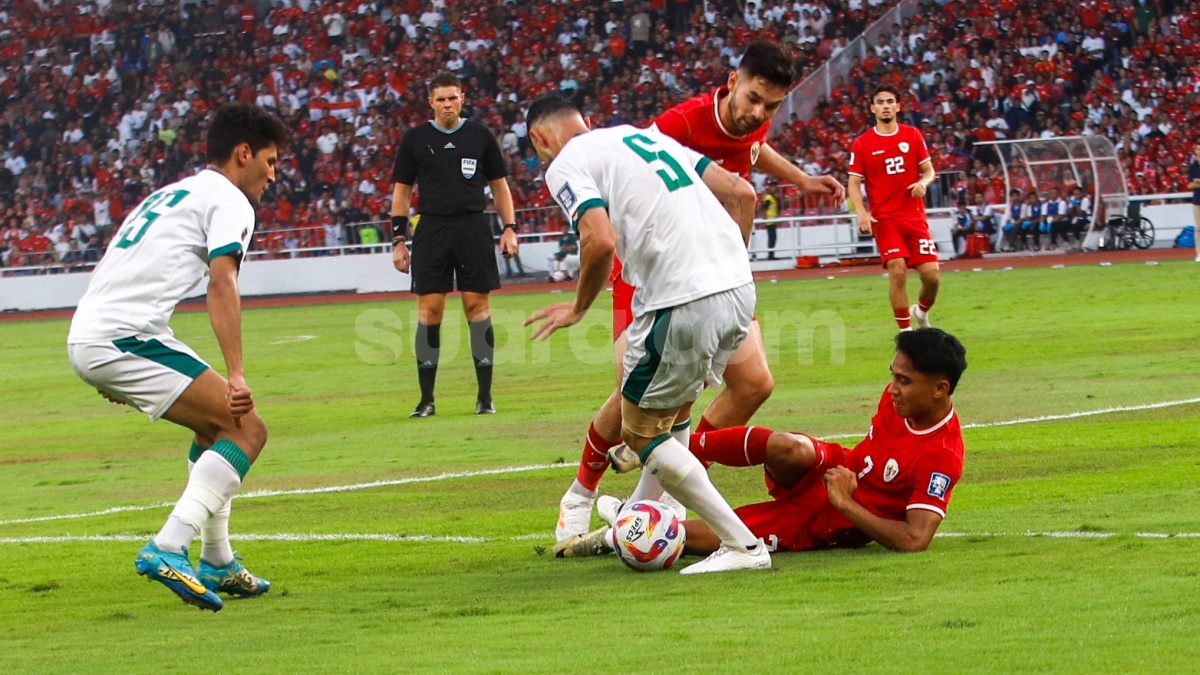 Klasemen Grup F Kualifikasi Piala Dunia 2026 zona Asia Usai Timnas Indonesia Dikalahkan Irak