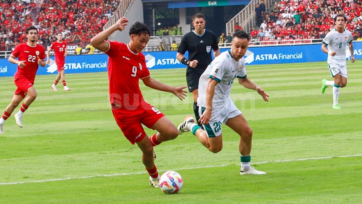 Alhamdulillah! Penalti Kedua Irak Gagal, Timnas Indonesia Masih Tertinggal 1-0