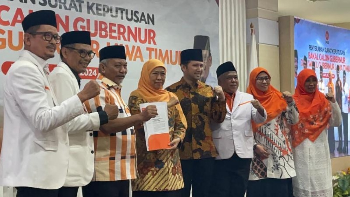Resmi! PKS Dukung Khofifah-Emil untuk Pilgub Jatim 2024