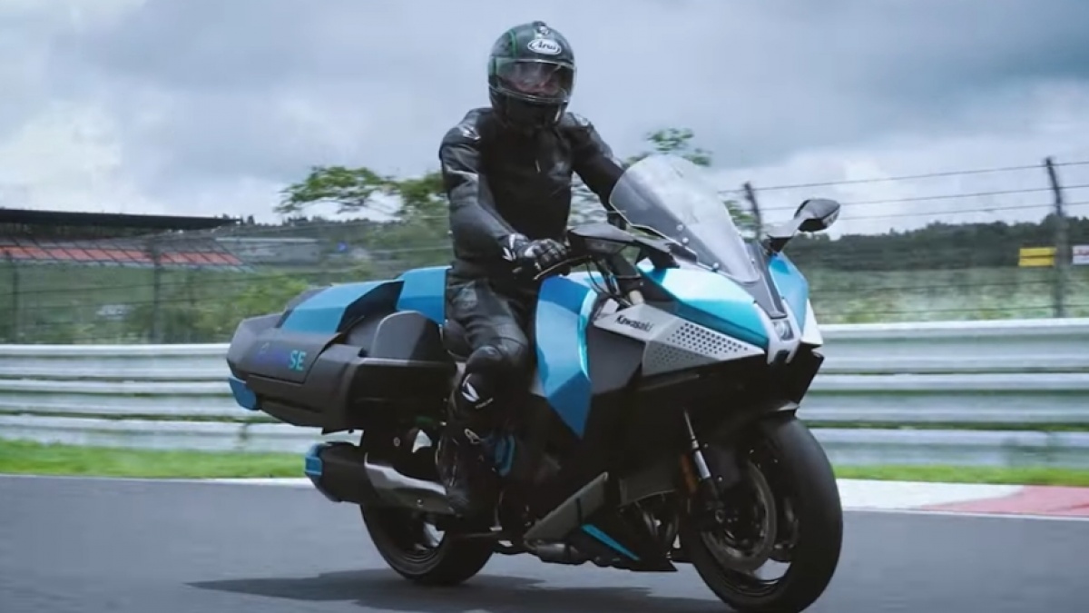 Sensasi Suara Motor Kawasaki Berbahan Bakar Hidrogen, Tetap Menggelegar Seperti Moge