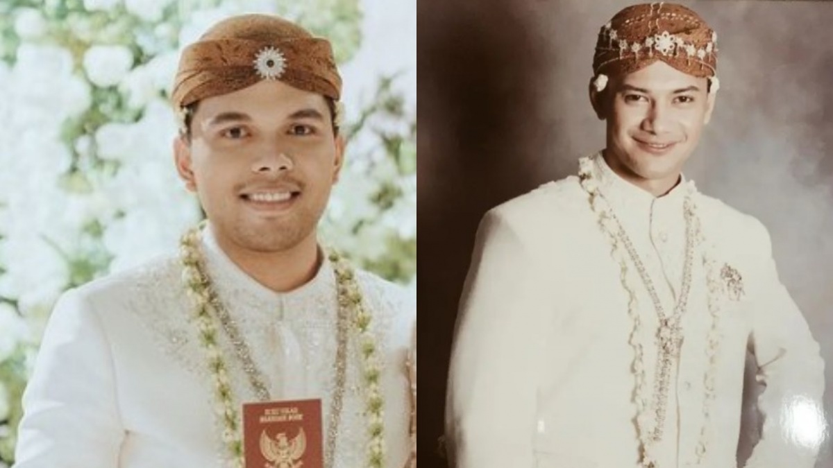 Persamaan Beskap Nikah Thariq dan Adjie Massaid, Berhasil 'Hadirkan' Mendingan Ayah Aaliyah?