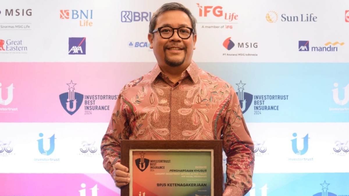 Sukses 5 Tahun Beri Imbal Hasil Optimal, BPJS Ketenagakerjaan Raih Penghargaan Khusus