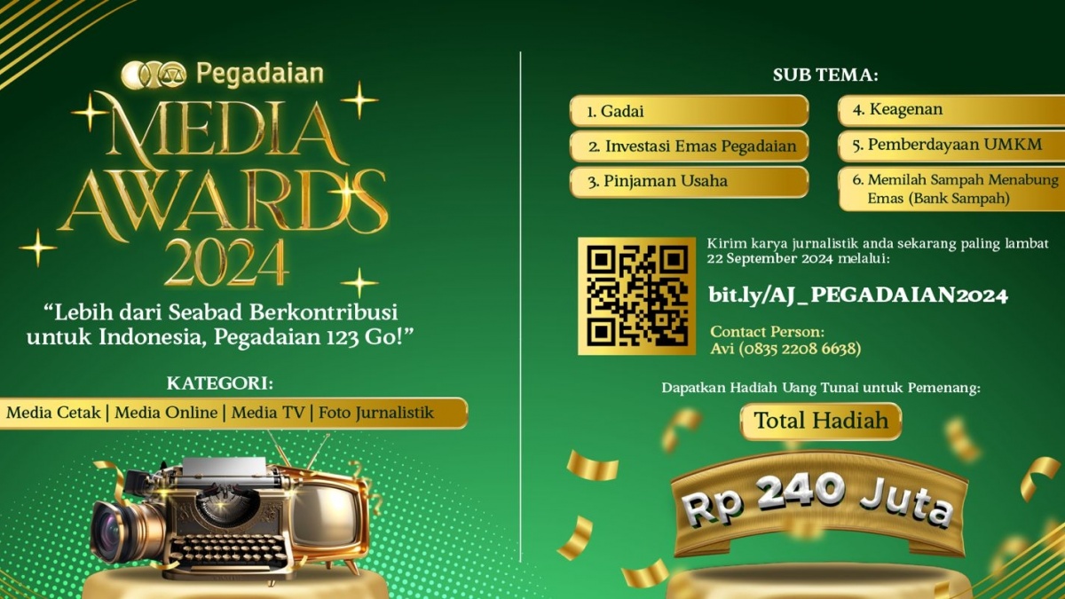123 Go!! Pegadaian Media Awards 2024 Resmi Digelar
