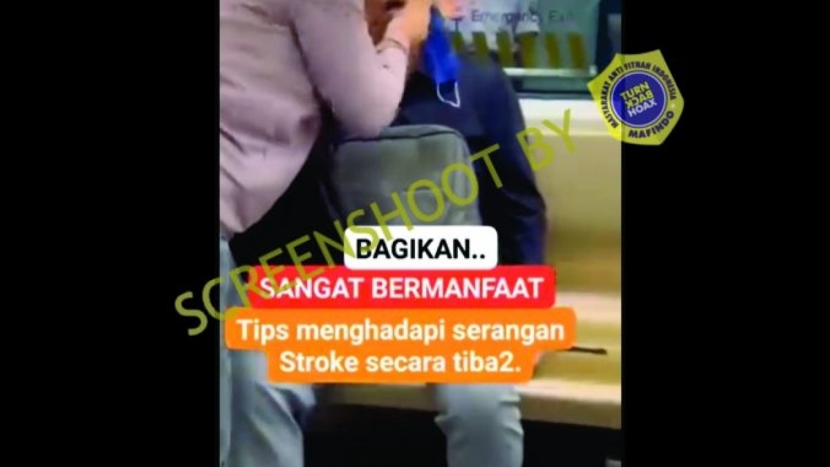 Cek Fakta: Tekan Bagian Bawah Hidung Efektif Tangani Stroke, Benarkah?