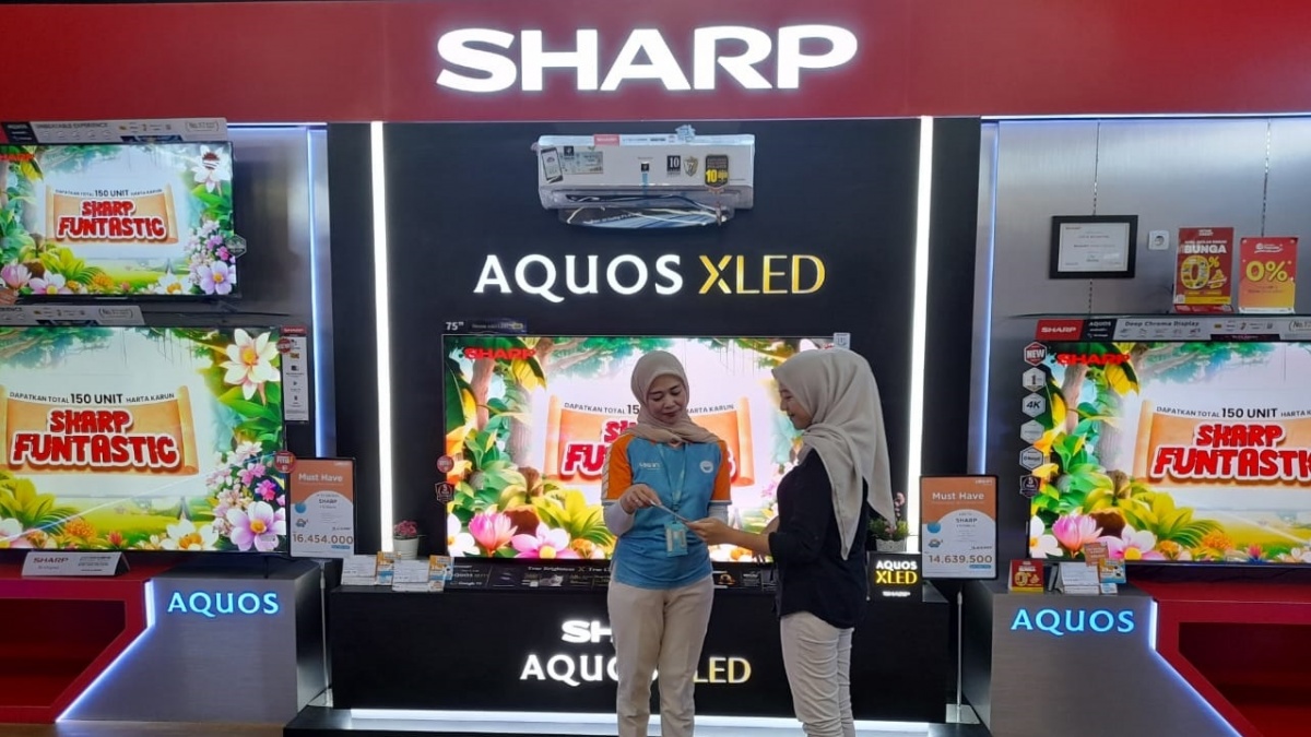 Banjir 150 Hadiah di Sharp Fantastic Manjakan Pelanggan Setia