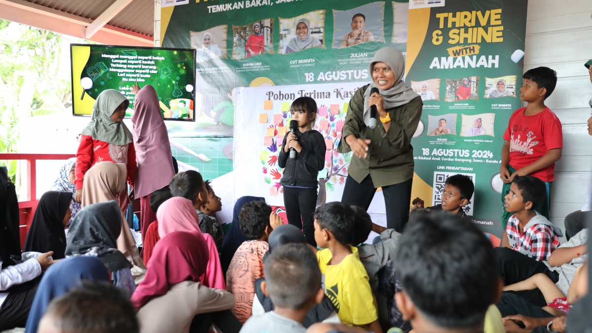AMANAH Bantu Anak-anak Gampong Jawa Banda Aceh Temukan Minat dan Kemampuan untuk Dikembangkan