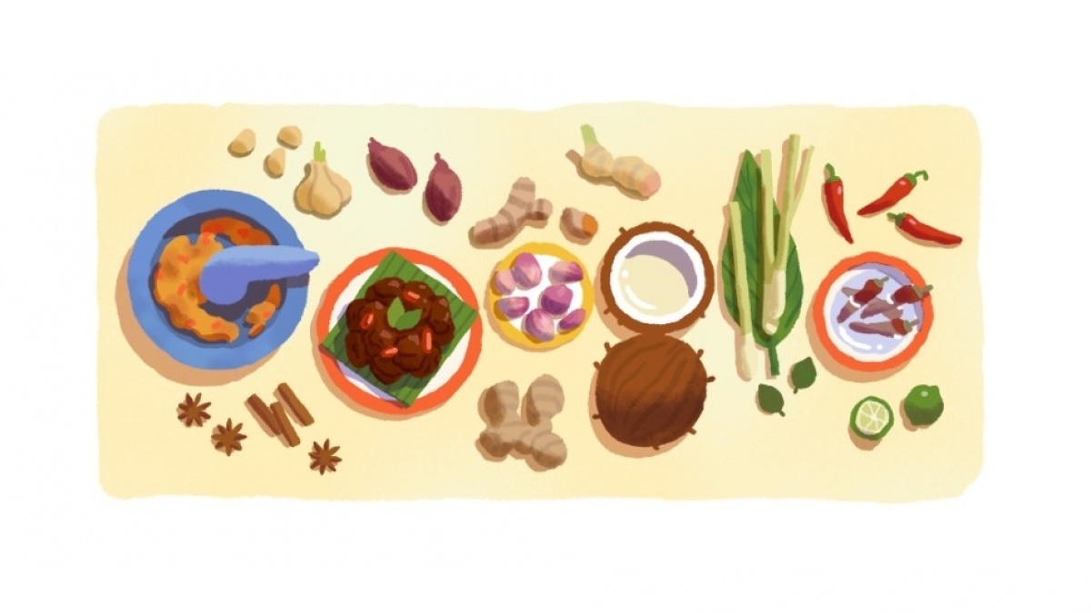 Yummy! Rendang Muncul Jadi Doodle di Google, Ada Apa?