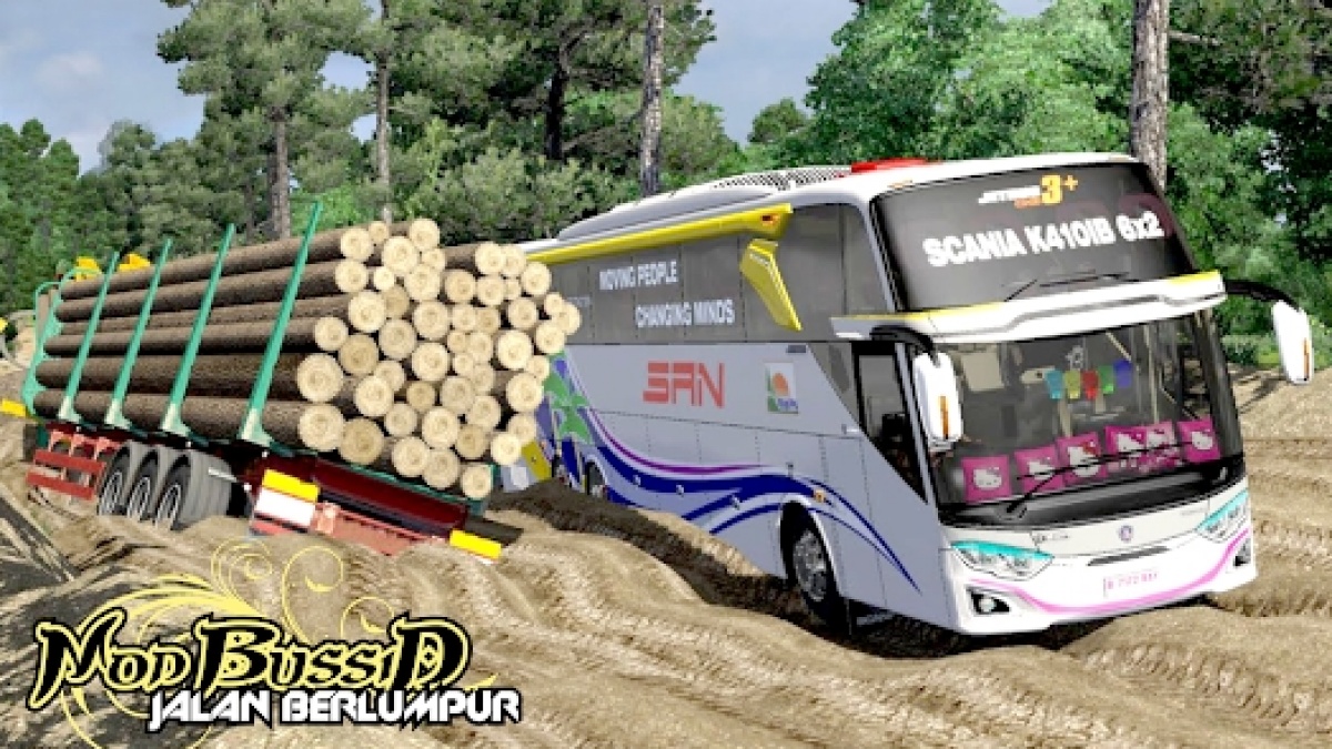 10 Link Download Mod BUSSID Jalan Rusak Extreme, Gratis Nih!