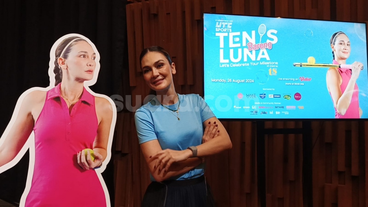 Rayakan Ultah, Luna Maya Gelar Tanding Tenis Bareng Maxime Bouttier hingga Anya Geraldine