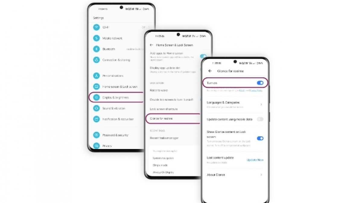 Cara Mematikan Glance di HP Realme, Kembalikan Layar Kunci yang Tenang