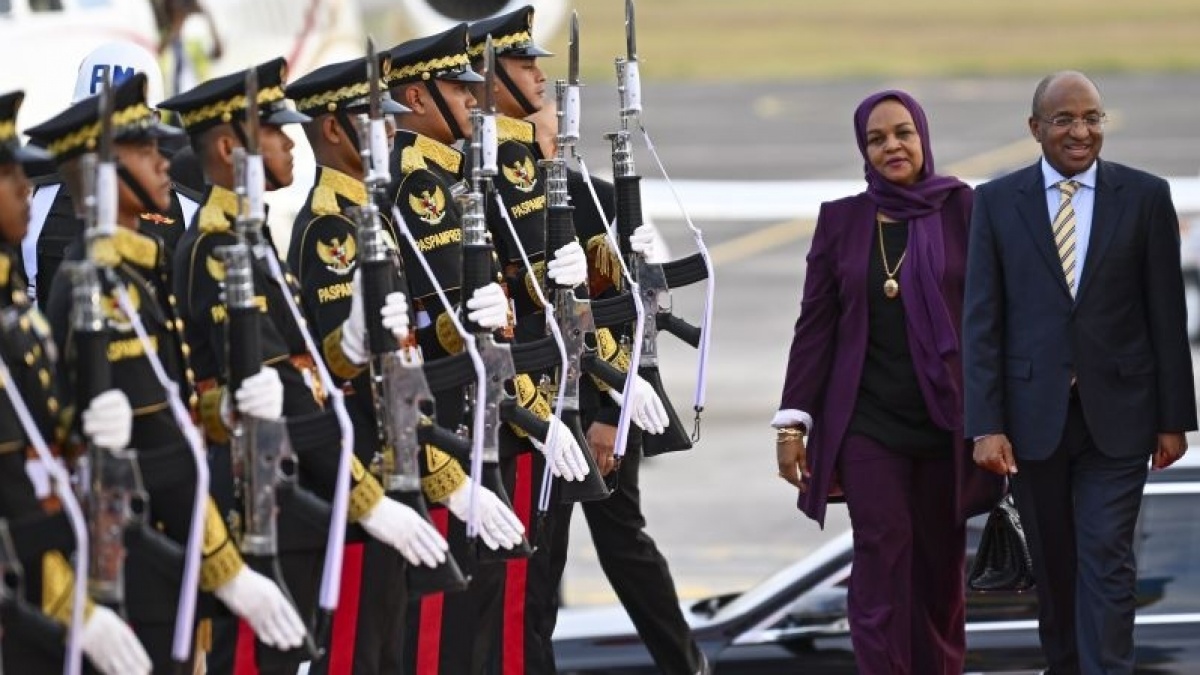 Momen Pemimpin Negara-negara Afrika Tiba Di Bali Hadiri IAF 2024
