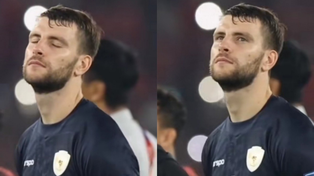Debut di GBK, Maarten Paes Akhirnya Mendengar Lagu 'Tanah Airku' Dikumandangkan Suporter: Matanya Sampai Berkaca-kaca