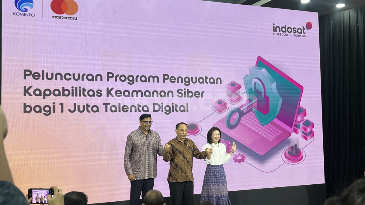 Kominfo Gandeng Indosat dan Mastercard Cetak 1 Juta Ahli Keamanan Siber di Indonesia