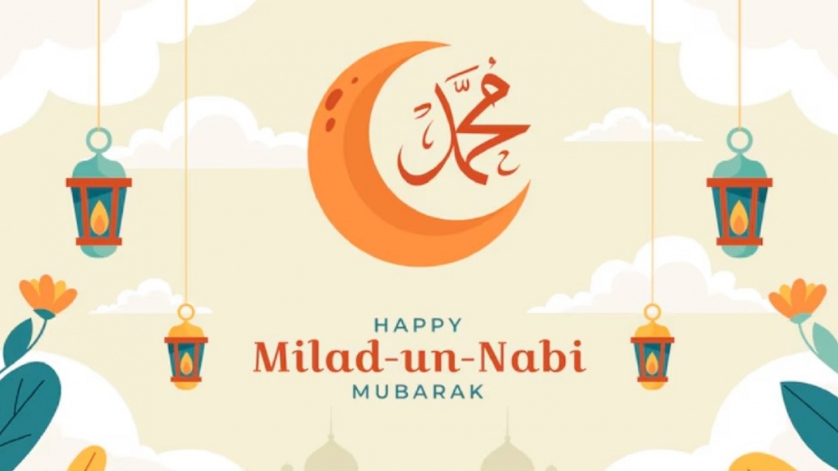25 Template Kartu Ucapan Maulid Nabi Muhammad SAW Desain Keren, Siap Edit!