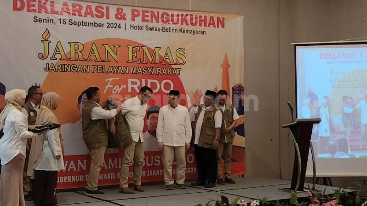 Beri Dukungan, Relawan Jaran Emas Pede RK-Suswono Menang Satu Putaran di Pilkada Jakarta