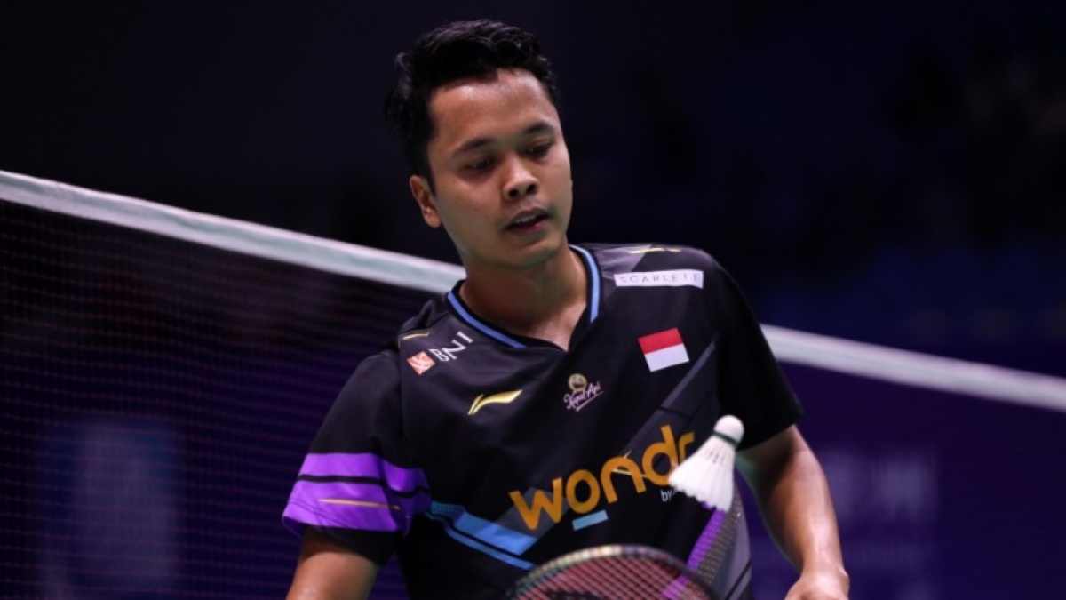 Bukan Cedera Kambuhan, Anthony Ginting Harus Absen di Babak Kedua Indonesia Masters
