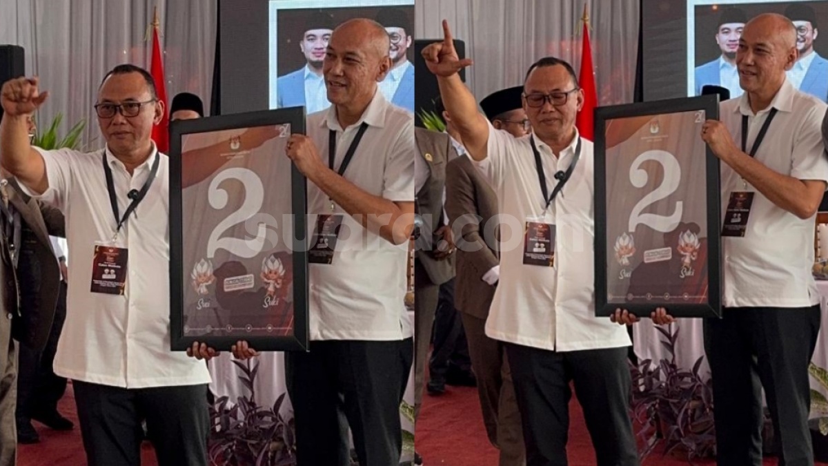 Pasangan Incumbent Helldy-Alawi Dapat Nomor Urut 2, Optimis Bisa Memimpin Dua Periode