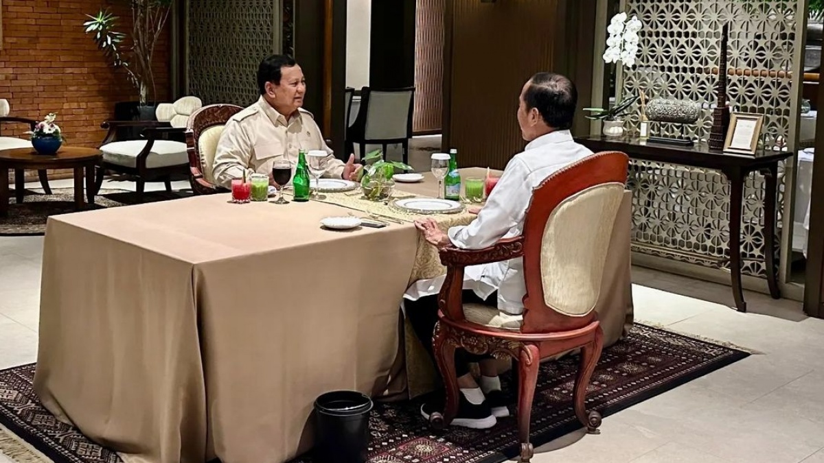 Prabowo soal Dinner Bareng Jokowi: Kami Saling Tukar Pikiran