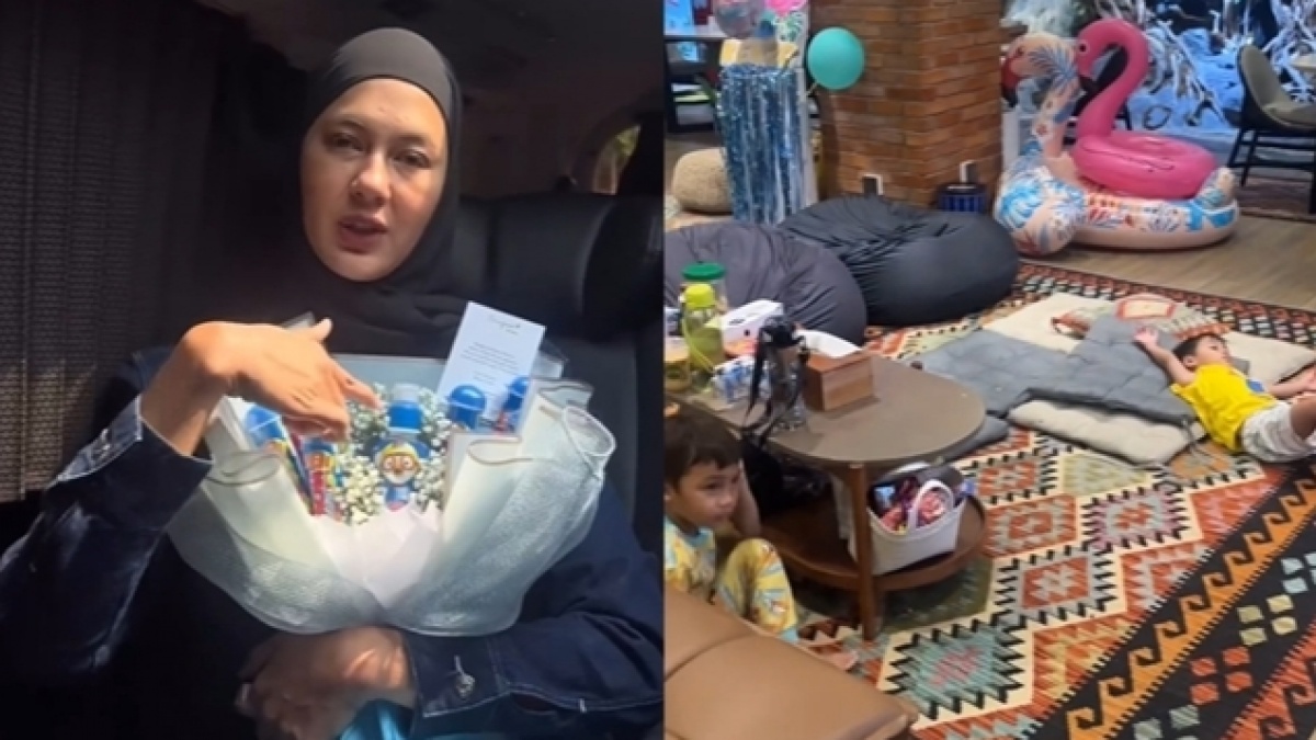 8 Momen Paula Verhoeven Kasih Surprise Ultah Kenzo, Sempat Tak Bertemu