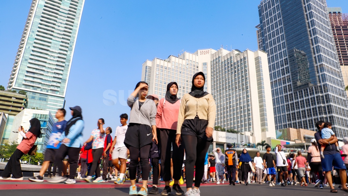 Ada Kunjungan Presiden Mesir, CFD Sudirman-Thamrin Besok Berakhir Pukul 09.00 WIB