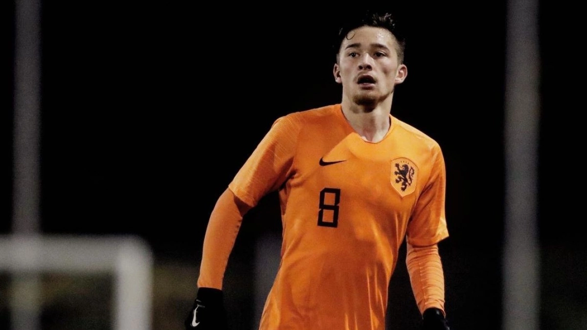 Pemain keturunan indonesia jordy wehrmann saat membela timnas belanda u