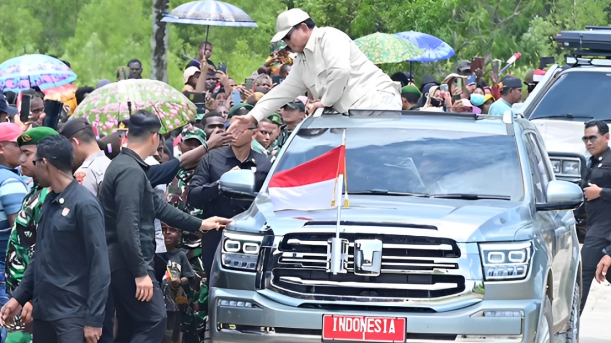 Prabowo Gunakan GWM Tank 500 ke Merauke, Ternyata Juga Digunakan Paspampres Rusia