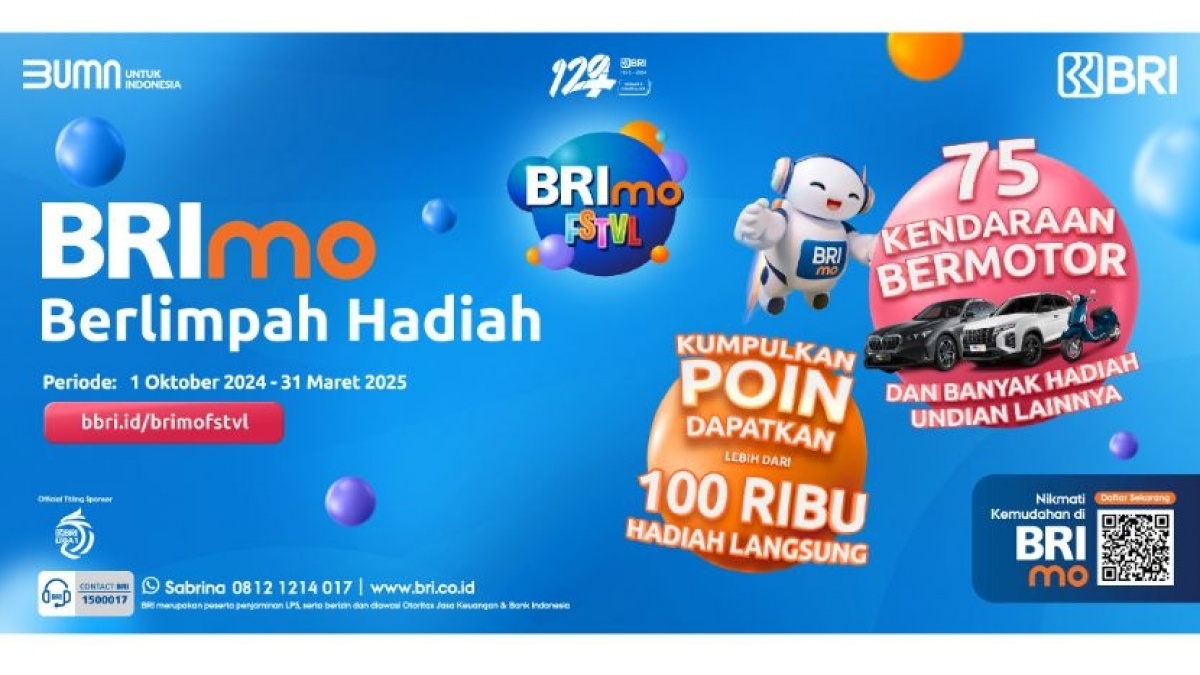 Berlimpah Hadiah,  BRImo FSTVL Hadir Kembali Untuk Para Pengguna Setia Super Apps BRImo
