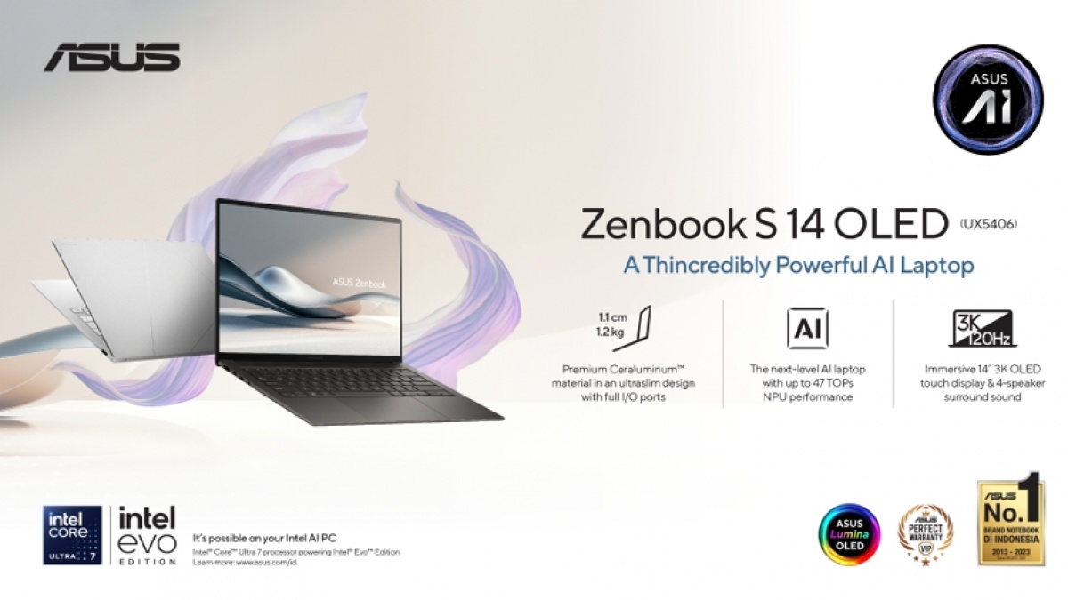 Pentingnya Menggunakan Laptop AI Tipis Terbaik ASUS Zenbook S 14 OLED