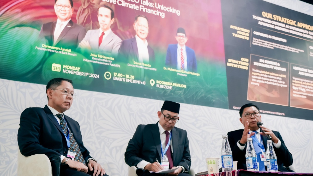 Bank Mandiri Mantapkan Komitmen Ekonomi Berkelanjutan pada COP 29 di Azerbaijan