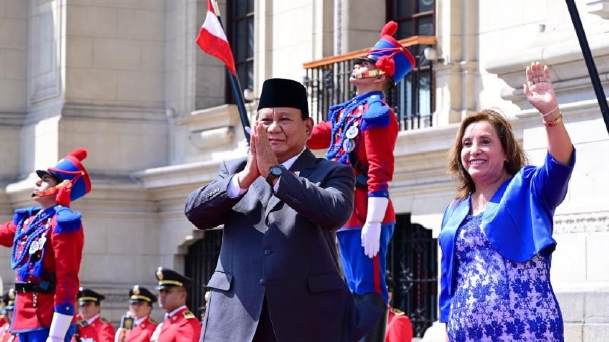 Lanjut Kunker ke Peru, Presiden Prabowo dan Presiden Dina Boluarte Gelar Pertemuan Tete-a-Tete