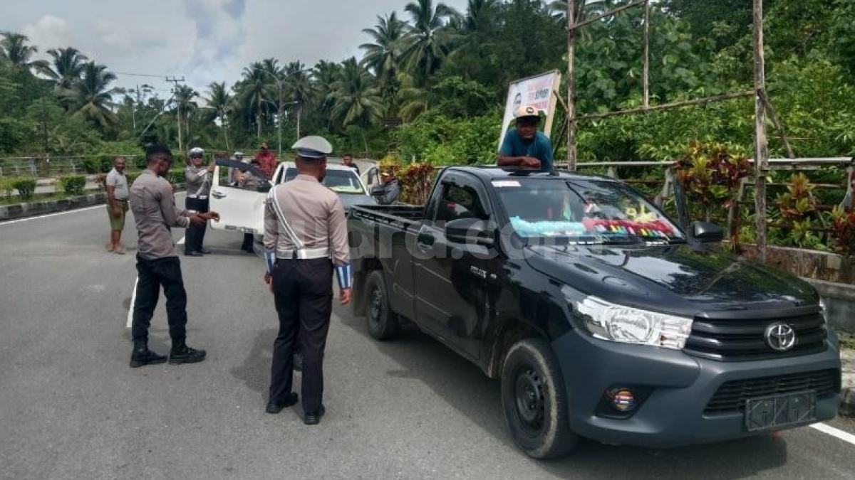 Jelang Pemungutan Suara Pilkada Serentak 2024, Polres Supiori Gelar Razia Cipta Kondisi